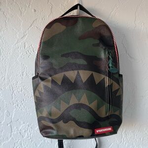 Sprayground Camo Shark Backpack